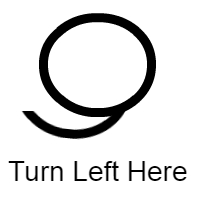 Circle, Line, crescent, Letter O